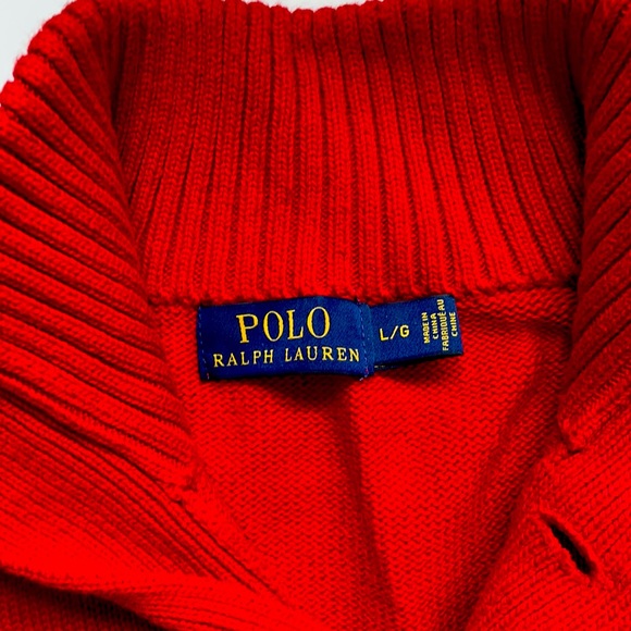 Red Polo Ralph Lauren Sweater - Picture 3 of 3